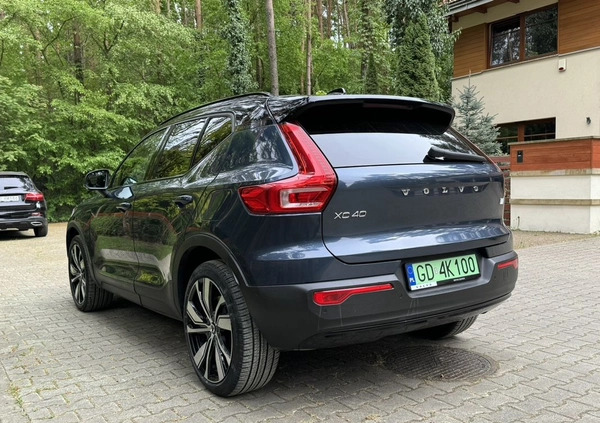 Volvo XC 40 cena 159000 przebieg: 11000, rok produkcji 2022 z Warszawa małe 137